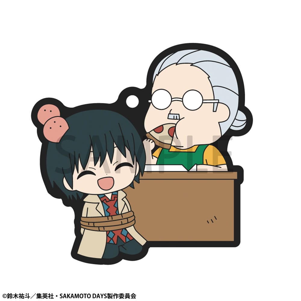 Sakamoto Days assortiment charms caoutchouc Rubber Mascot Buddycolle 7 cm (6)