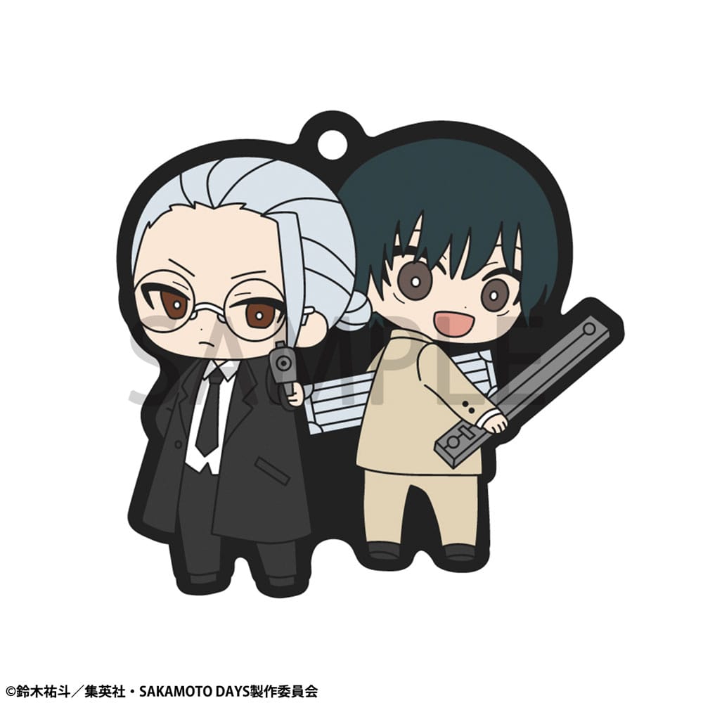 Sakamoto Days assortiment charms caoutchouc Rubber Mascot Buddycolle 7 cm (6)