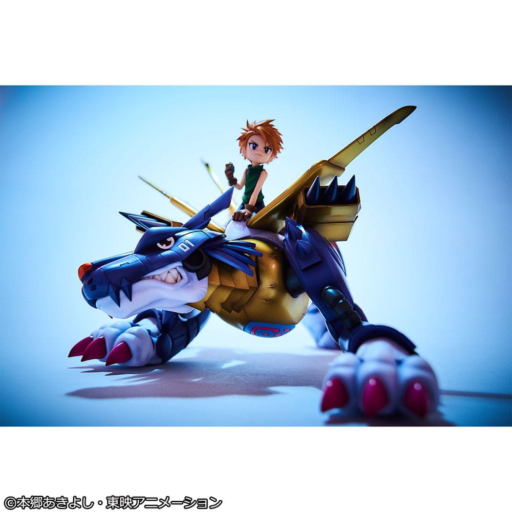 Digimon Adventure G.E.M. Precious Series statuette PVC Metal Garurumon & Ishida Yamato 30 cm