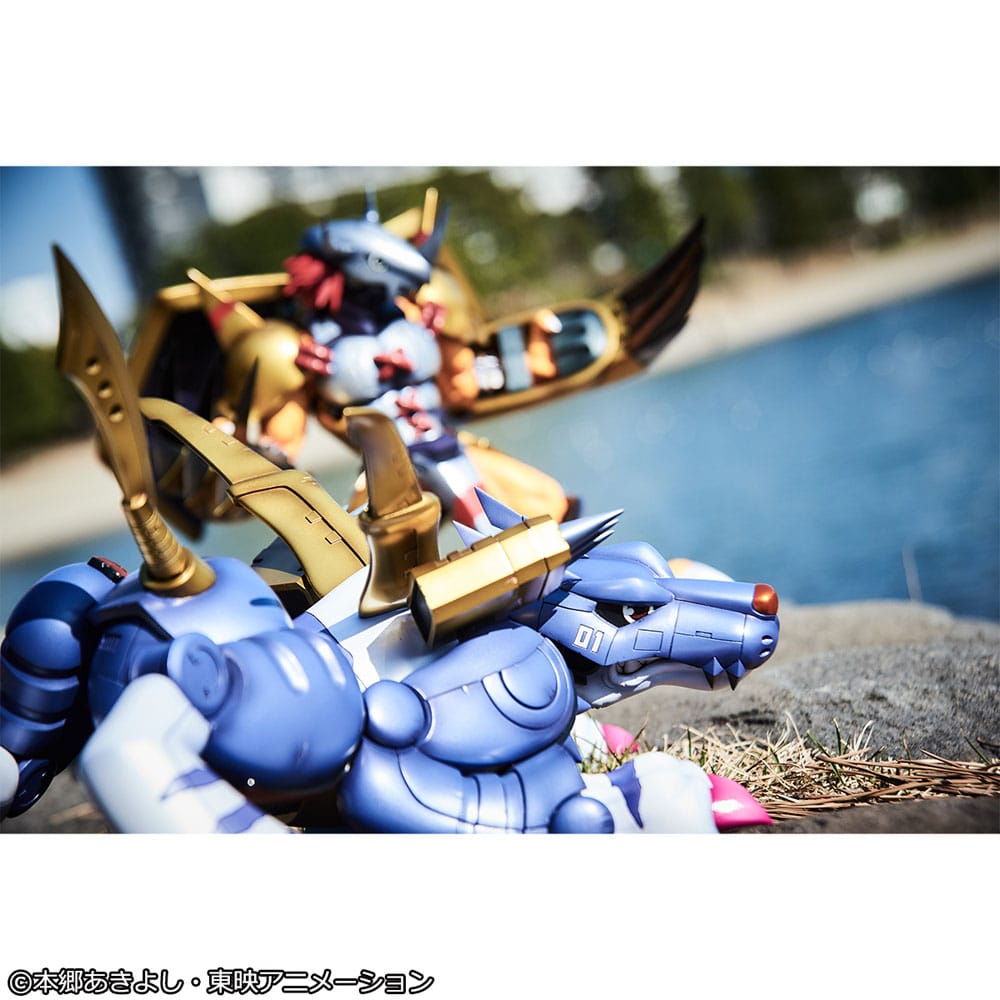 Digimon Adventure G.E.M. Precious Series statuette PVC Metal Garurumon & Ishida Yamato 30 cm