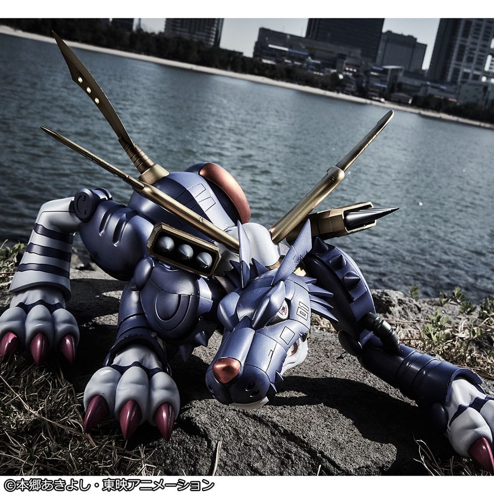 Digimon Adventure G.E.M. Precious Series statuette PVC Metal Garurumon & Ishida Yamato 30 cm