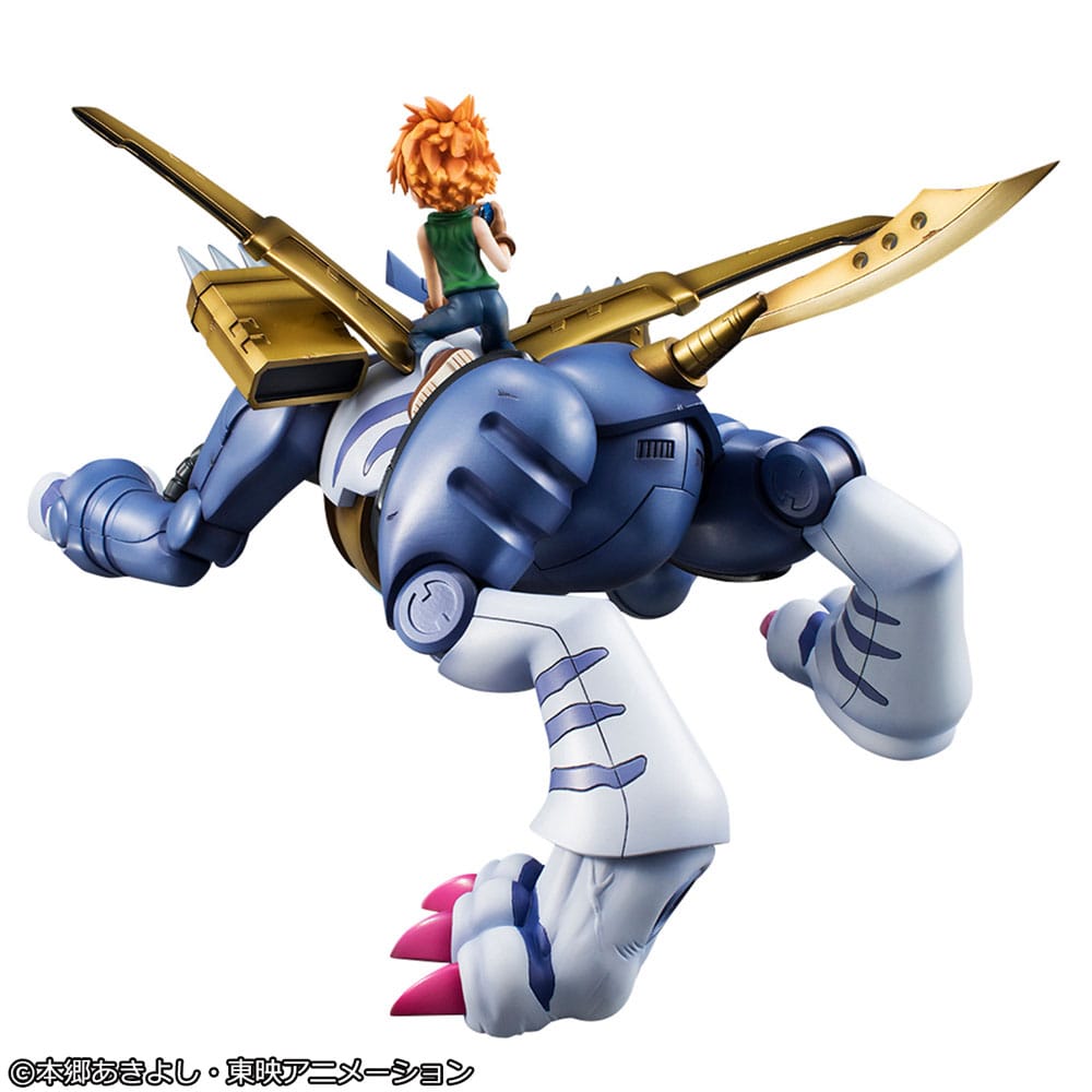 Digimon Adventure G.E.M. Precious Series statuette PVC Metal Garurumon & Ishida Yamato 30 cm