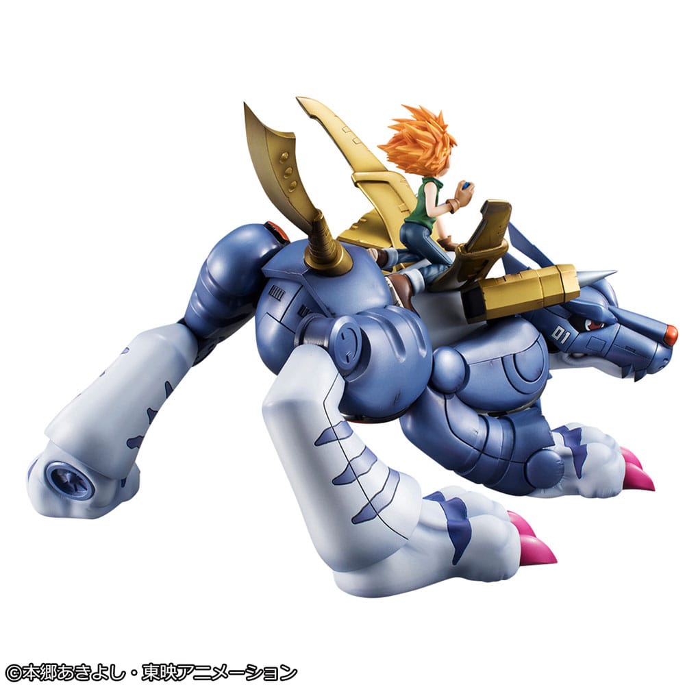Digimon Adventure G.E.M. Precious Series statuette PVC Metal Garurumon & Ishida Yamato 30 cm