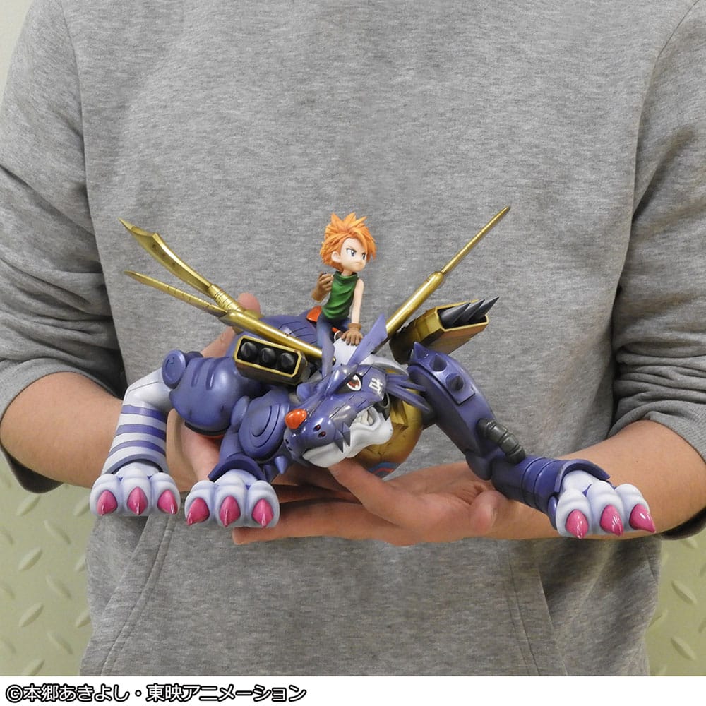 Digimon Adventure G.E.M. Precious Series statuette PVC Metal Garurumon & Ishida Yamato 30 cm