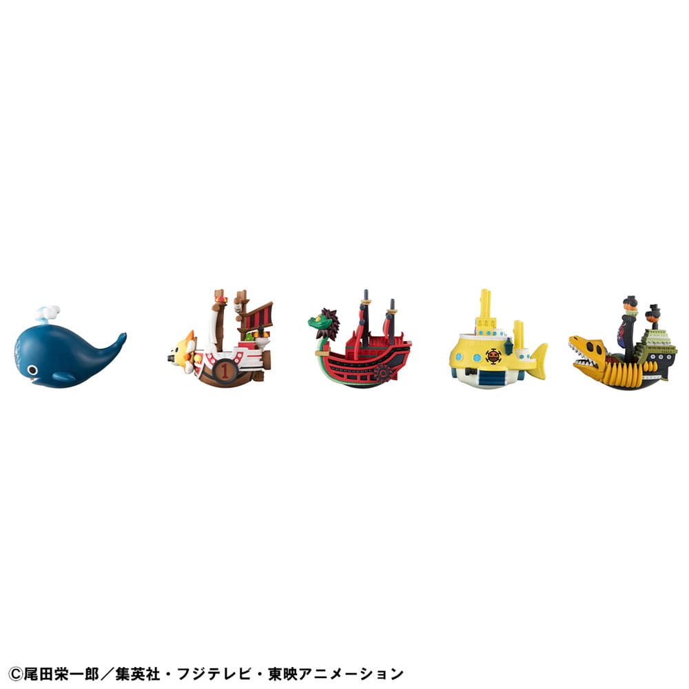 One Piece Yuracolle Series pack 5 trading figures Grand Line Vol. 2 6 cm