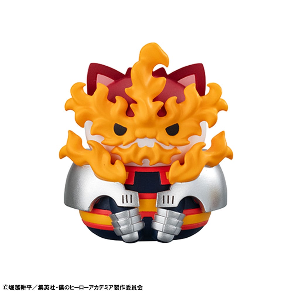 My Hero Academia Blind Box assortiment figurines mini Mega Cat Project Heroaca Cats No.01 3 cm (8) (Repeat)