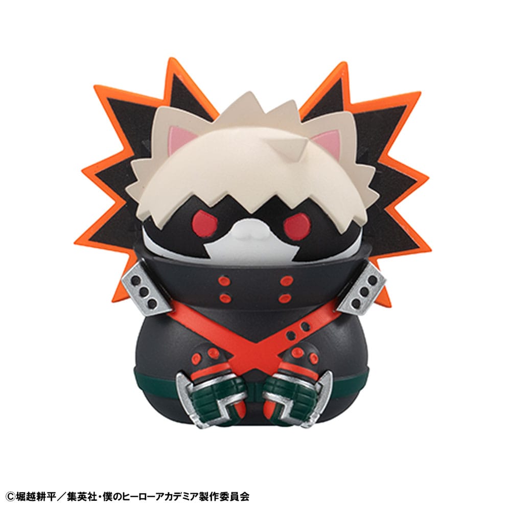 My Hero Academia Blind Box assortiment figurines mini Mega Cat Project Heroaca Cats No.02 3 cm (8) (Repeat)