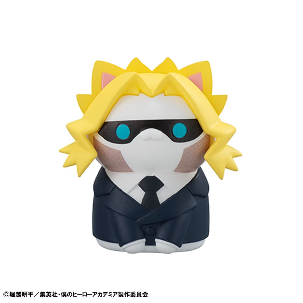 My Hero Academia Blind Box assortiment figurines mini Mega Cat Project Heroaca Cats No.02 3 cm (8) (Repeat)