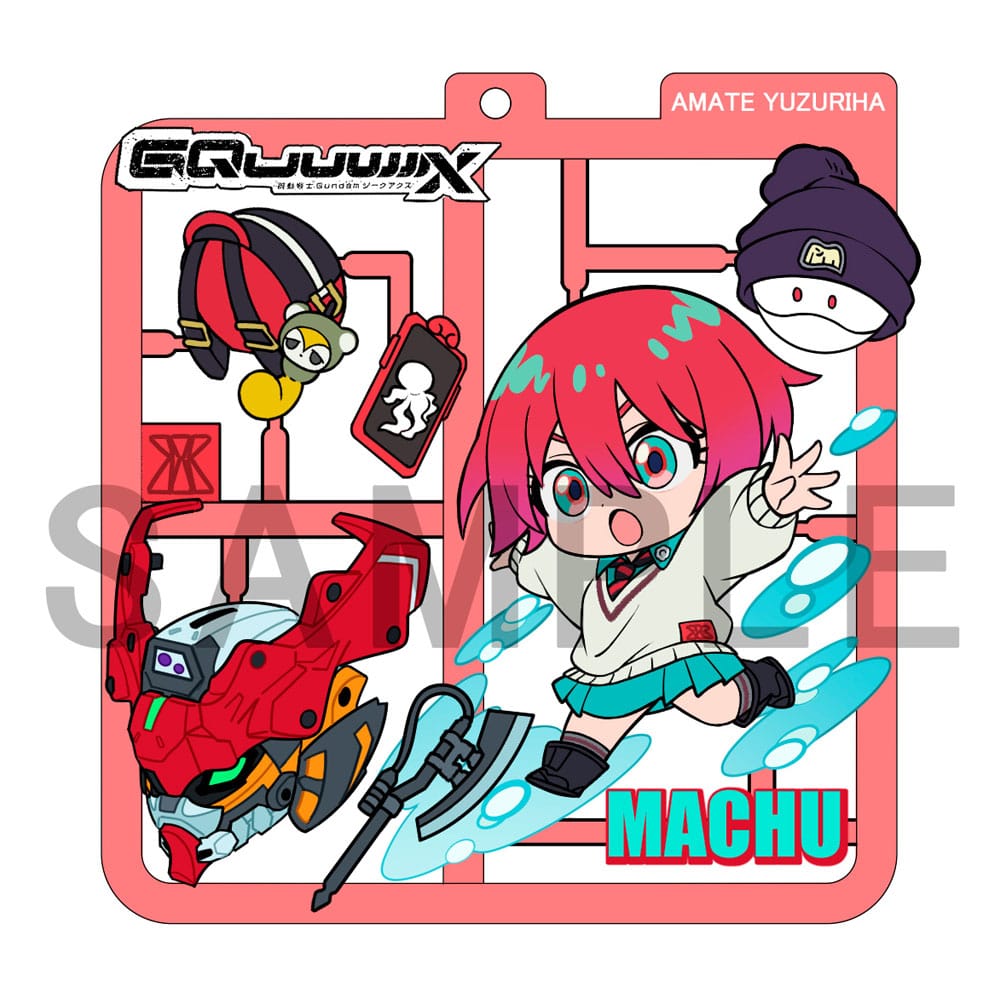 Mobile Suit Gundam GQuuuuuuX assortiment charms Plat Collection (4)