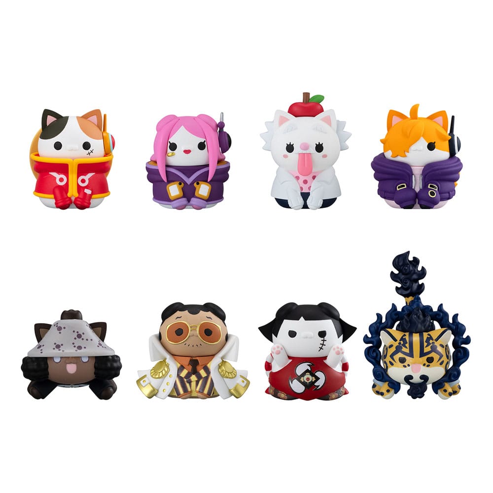 One Piece Mega Cat Project assortiment trading figures Egghead NyanPieceNyan! 3 cm (8)