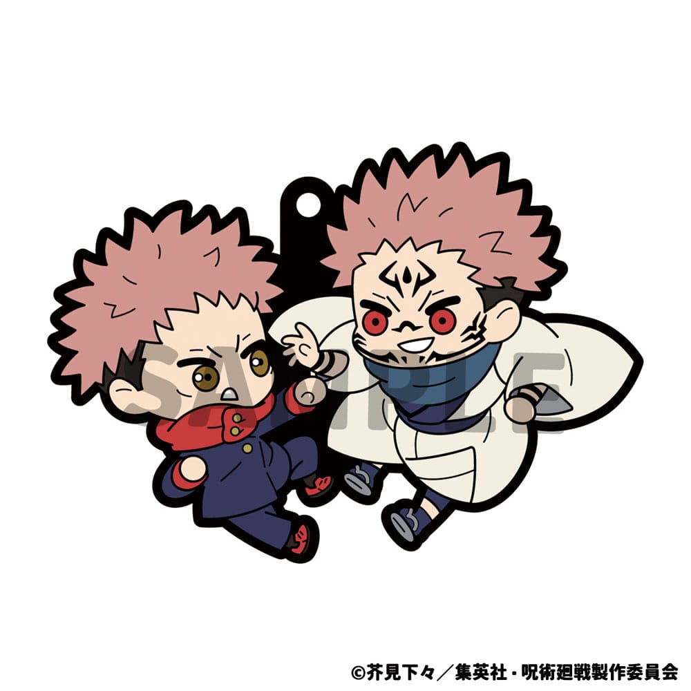 Jujutsu Kaisen assortiment charms caoutchouc 6 cm Buddy Collection (6)