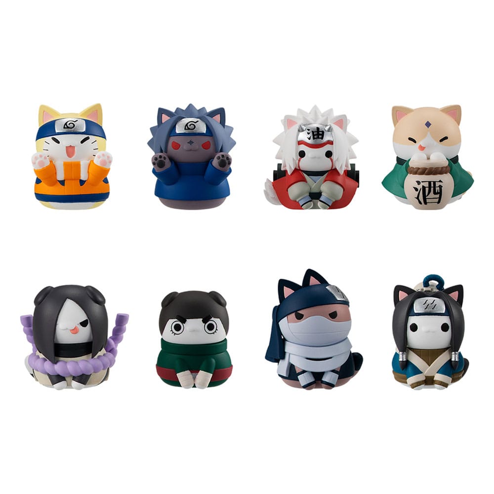 Naruto Shippuden Mega Cat Project Nyaruto! assortiment trading figures Come here Sasuke-kun 3 cm (8)