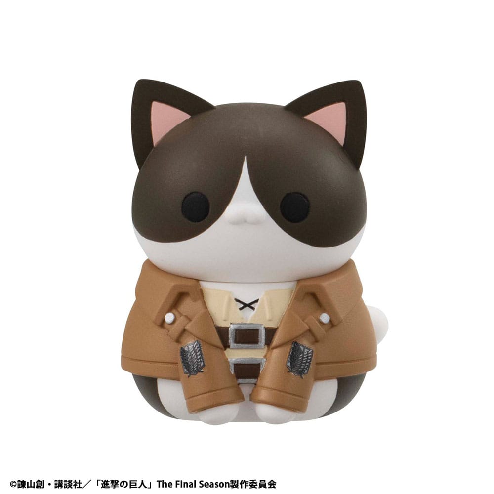 Attack on Titan Blind Box présentoir figurines mini Mega Cat Project Attack on Tinyan Gathering Scout Regiment danyan! 3 cm (8) (Repeat)