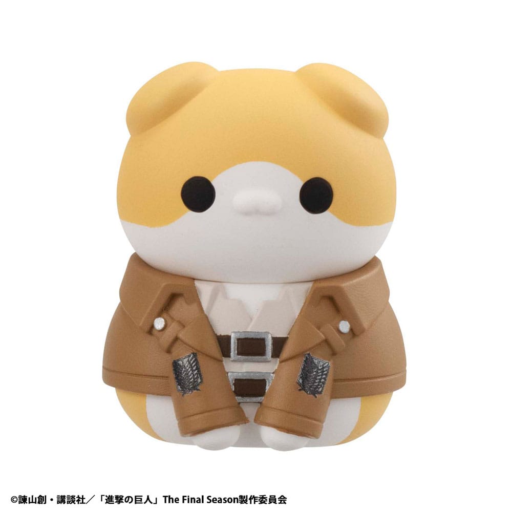 Attack on Titan Blind Box présentoir figurines mini Mega Cat Project Attack on Tinyan Gathering Scout Regiment danyan! 3 cm (8) (Repeat)