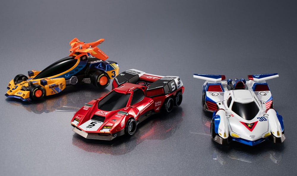 Future GPX Cyber pack 3 Formula véhicules Asurada G.S.X & Albatrander 602 & Aoi Superion GT Set Heritage Edition 7 cm