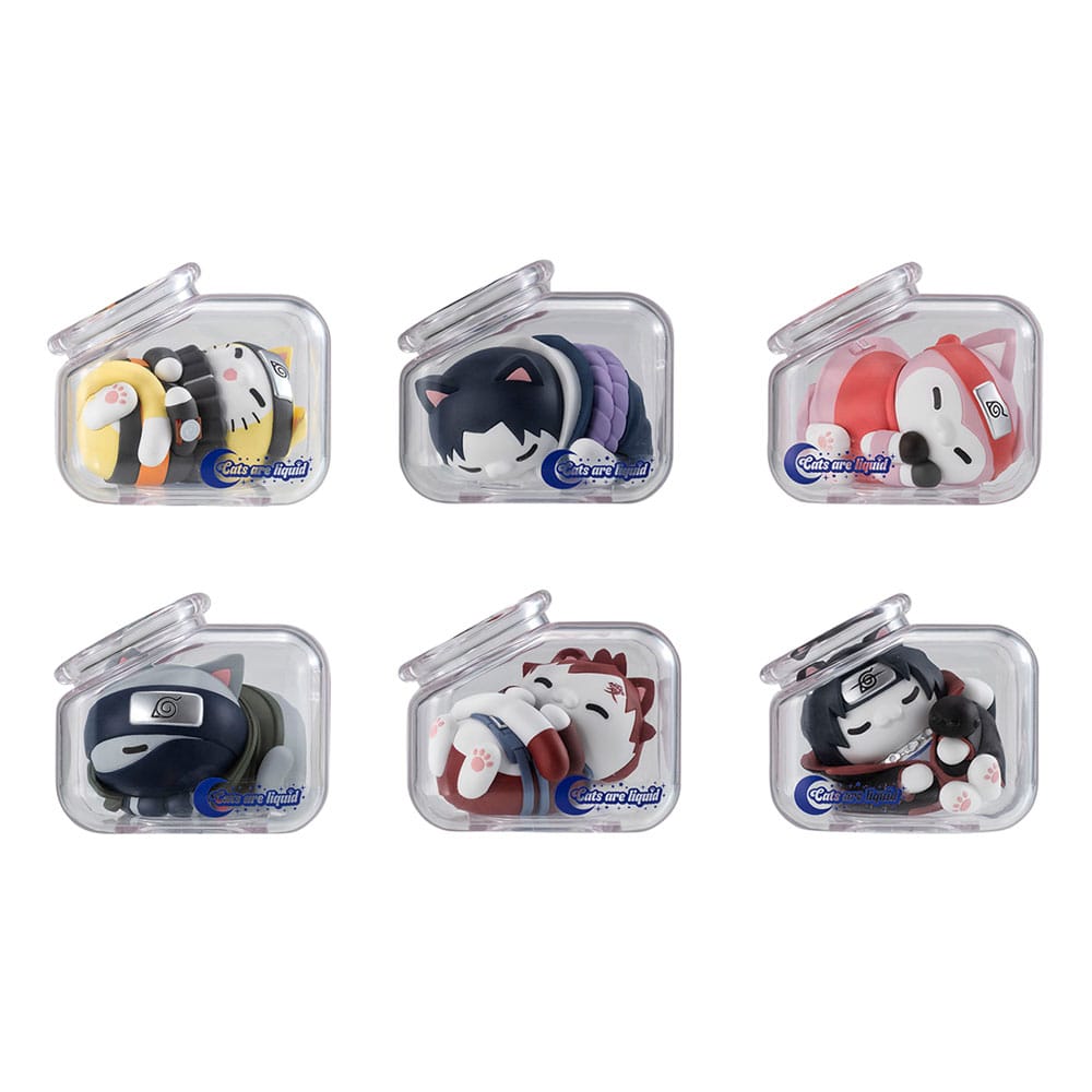Naruto Shippuden Mega Cat Project Nyaruto! assortiment trading figures Good Night Nyaruto! 3 cm (8)