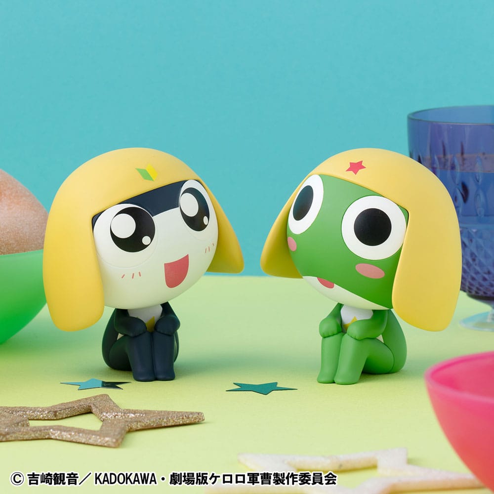 Sergeant Frog statuette PVC Look Up Keroro & Tamama Set (with gift) 11 cm