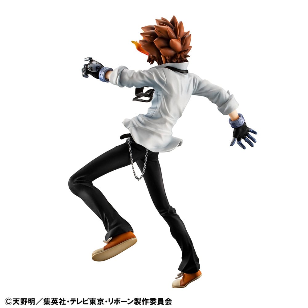 Katekyo Hitman Reborn! G.E.M. Series statuette PVC Tsunayoshi Sawada & Kyoya Hibari & Reborn Set 21 cm