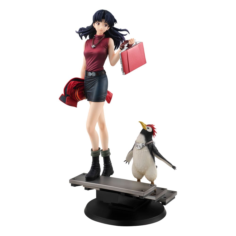 Rebuild of Evangelion statuette Gals Misato Katsuragi & Pen Pen 25 cm