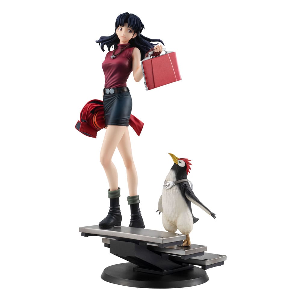 Rebuild of Evangelion statuette Gals Misato Katsuragi & Pen Pen 25 cm