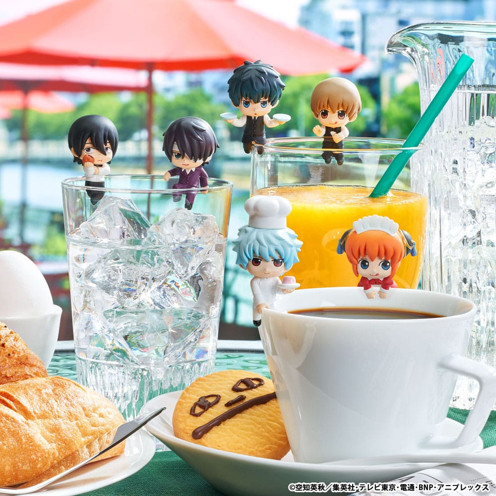 Gintama Ochatomo Series assortiment trading figures 5 cm Yorozuya Cafe (8)