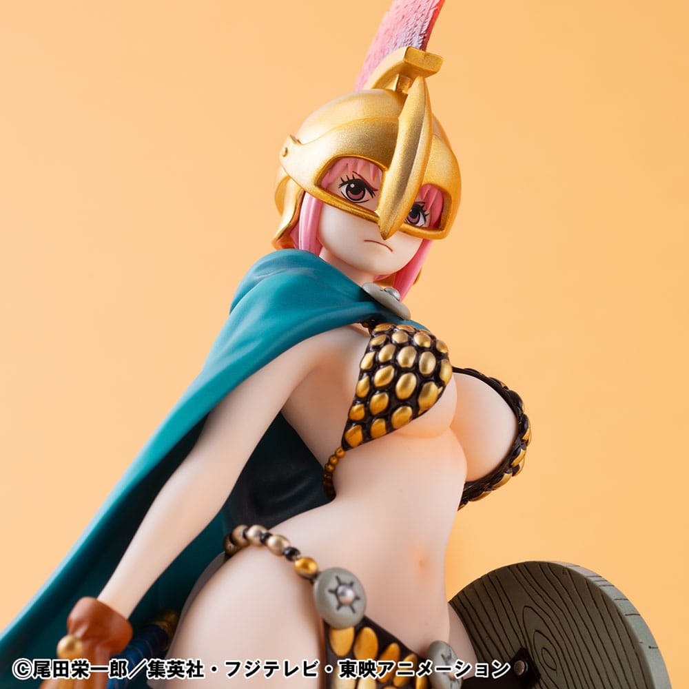 One Piece statuette PVC P.O.P. Gladiator Rebecca Sailing Again Super Limited Reprint Ver. 22 cm