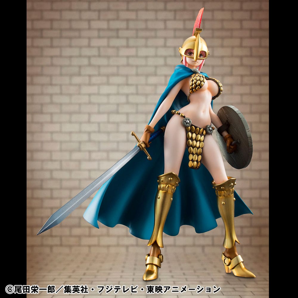 One Piece statuette PVC P.O.P. Gladiator Rebecca Sailing Again Super Limited Reprint Ver. 22 cm