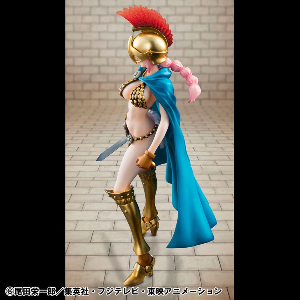 One Piece statuette PVC P.O.P. Gladiator Rebecca Sailing Again Super Limited Reprint Ver. 22 cm