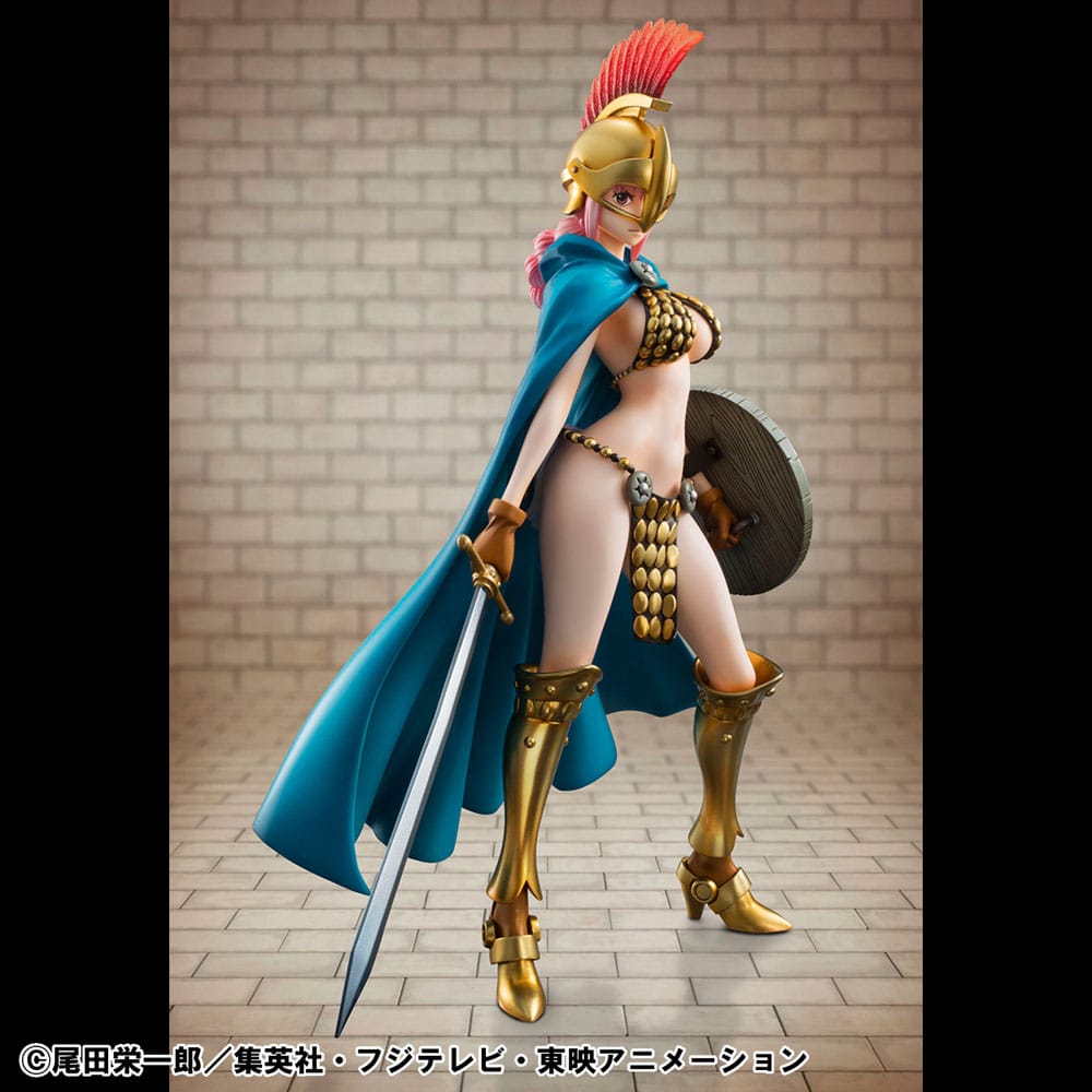 One Piece statuette PVC P.O.P. Gladiator Rebecca Sailing Again Super Limited Reprint Ver. 22 cm