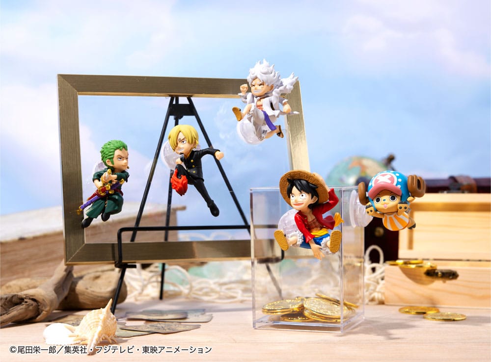 One Piece assortiment boîte-mystère trading figures Tobimasu 5 cm (6)
