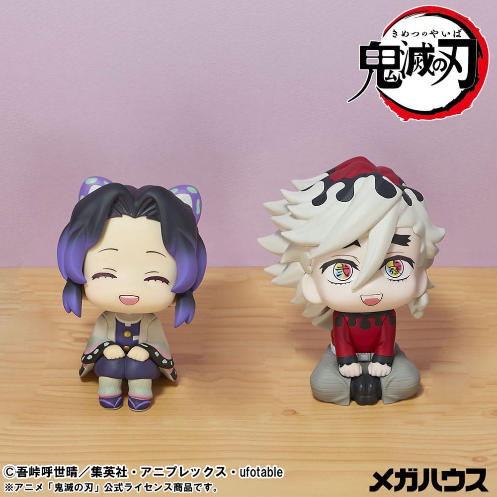 Demon Slayer: Kimetsu no Yaiba statuette PVC Look Up Shinobu Kocho Smile Ver. & Douma 11 cm (with gift)