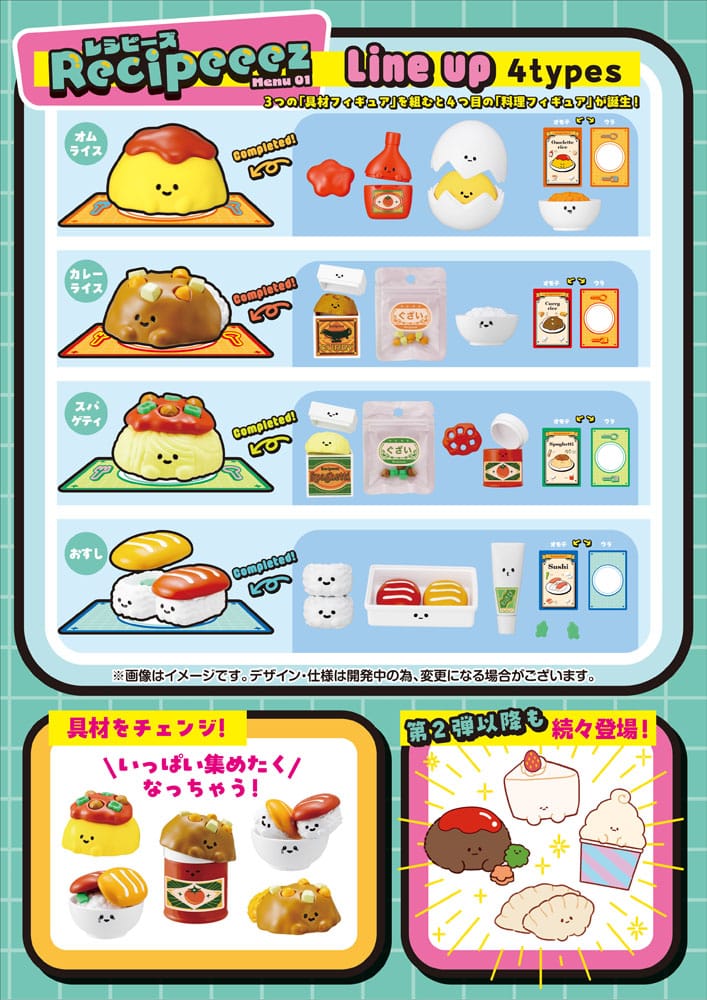 Recipeeez assortiment figures mini Menu 01 3 cm (4)