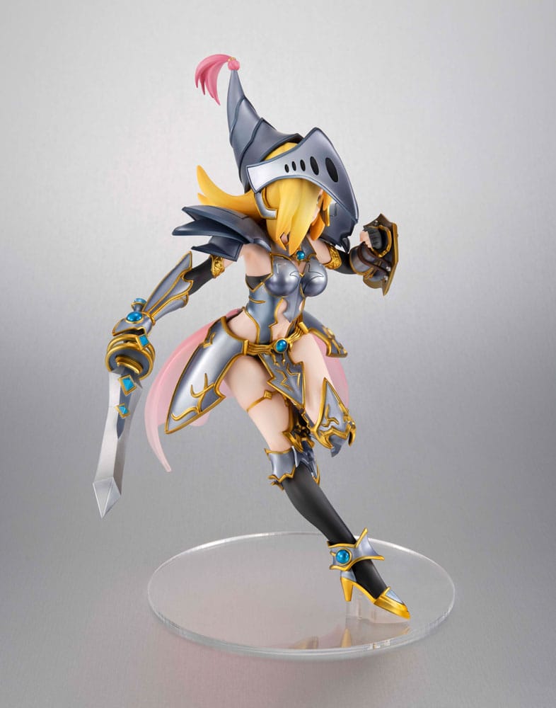 Yu-Gi-Oh! Duel Monsters statuette PVC Monsters Chronicle Art Works Dark Magician Girl the Dragon Knight 22 cm