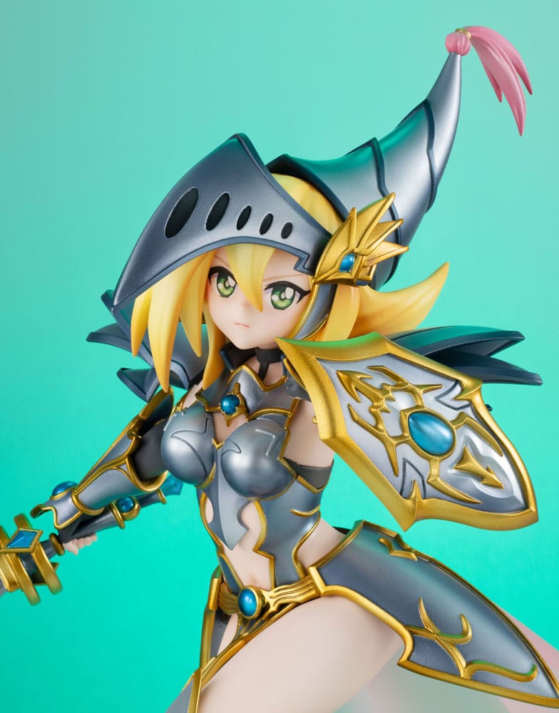 Yu-Gi-Oh! Duel Monsters statuette PVC Monsters Chronicle Art Works Dark Magician Girl the Dragon Knight 22 cm