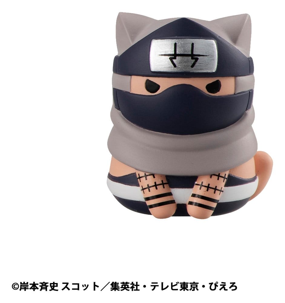 Naruto Shippuden Mega Cat Project assortiment boîte-mystère trading figures Defense Battle of Village of Konoha! 3 cm Nyaruto! (8) (re-run)