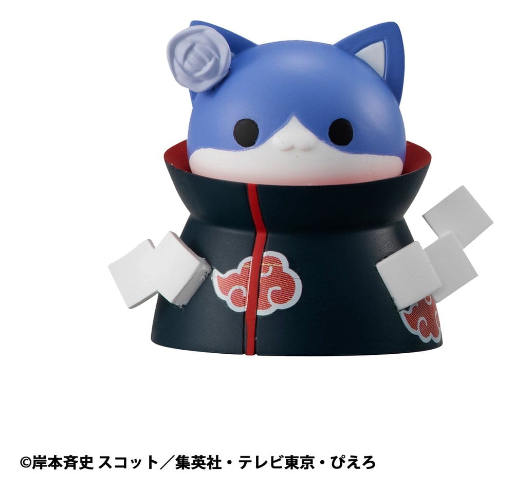 Naruto Shippuden Mega Cat Project assortiment boîte-mystère trading figures Defense Battle of Village of Konoha! 3 cm Nyaruto! (8) (re-run)