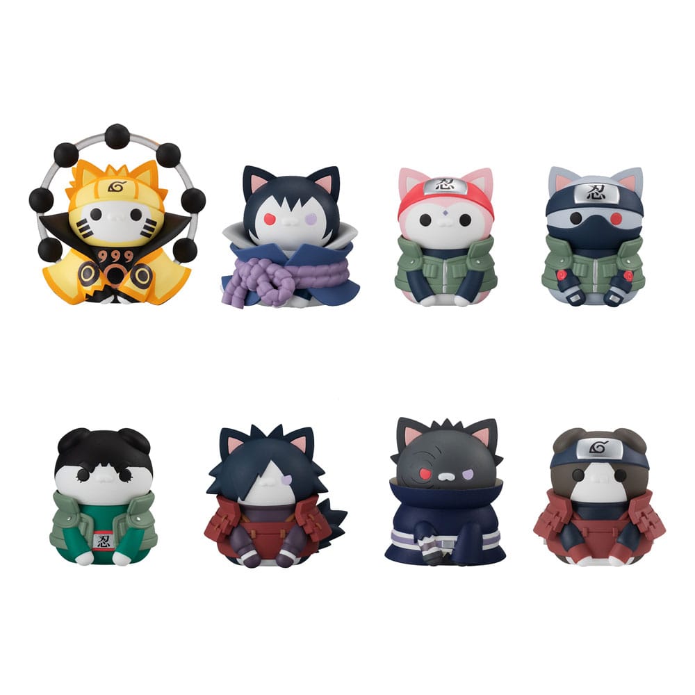 Naruto Shippuden Mega Cat Project assortiment boîte-mystère trading figures 3 cm Nyaruto! Last Battle Ver. (8)