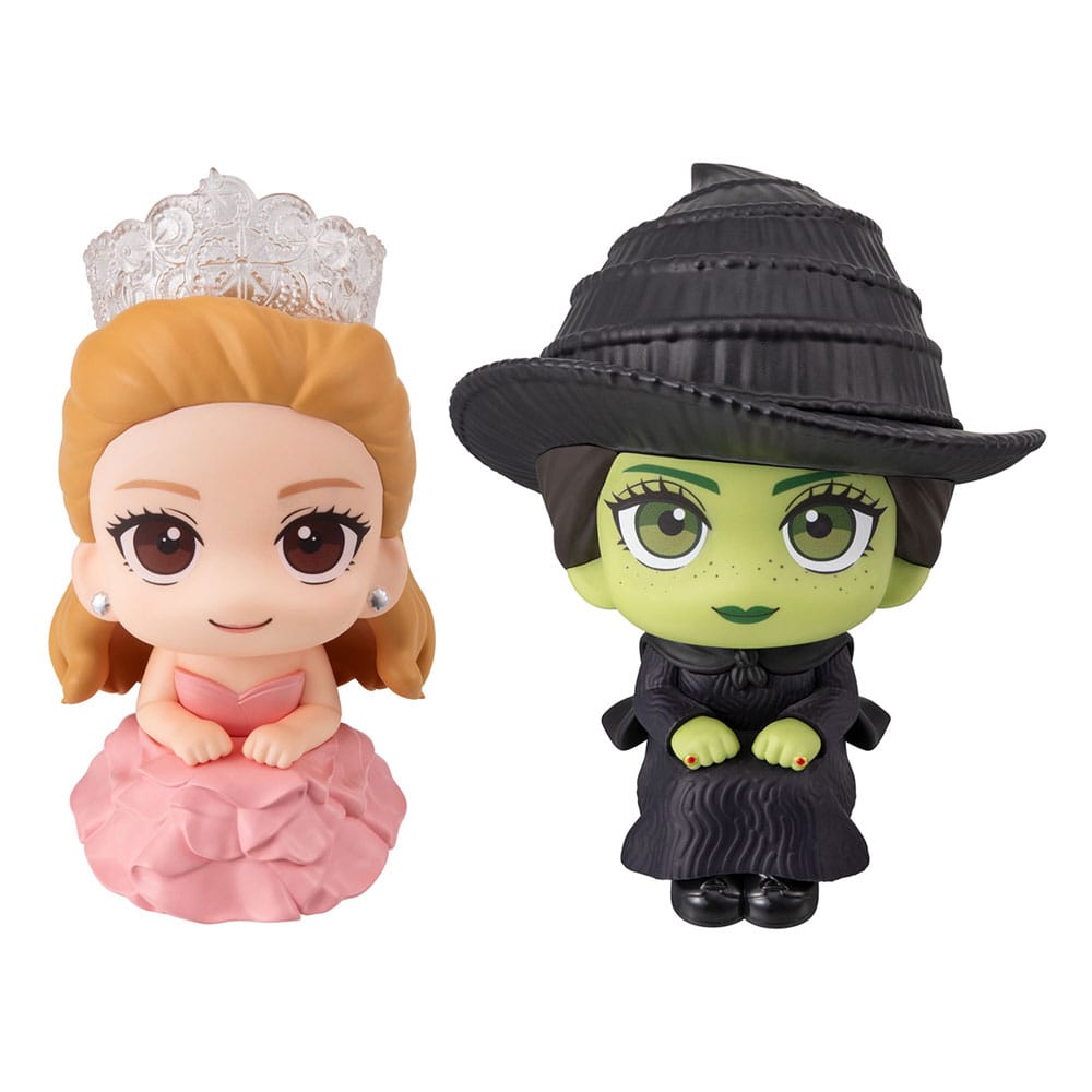 Wicked statuetten PVC Look Up Elphaba & Glinda (with gift) 11 cm