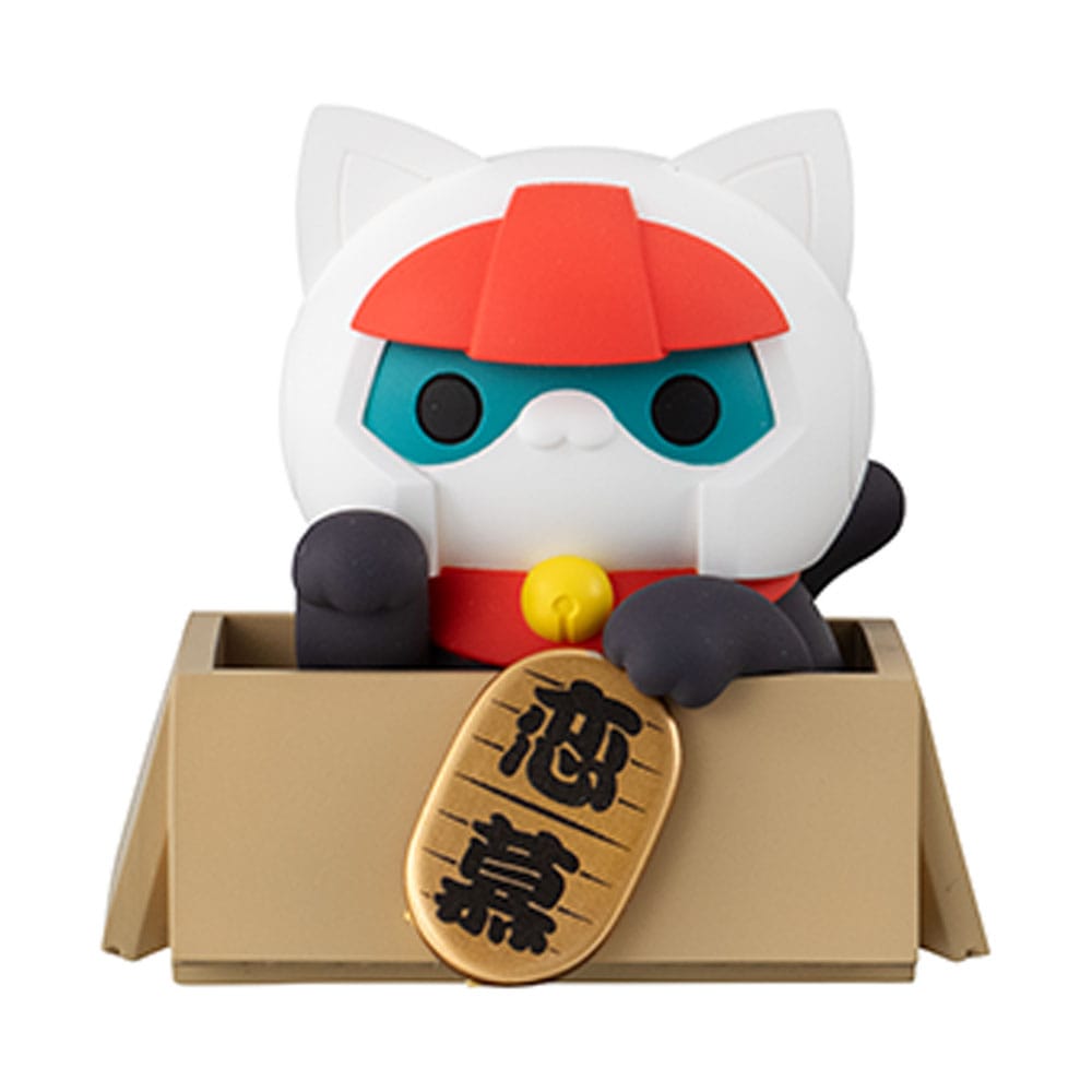 Mobile Suit Gundam assortiment boîte-mystère pack 6 trading figures Mega Cat Project Nyandam Luckycat 6 cm (with gift)