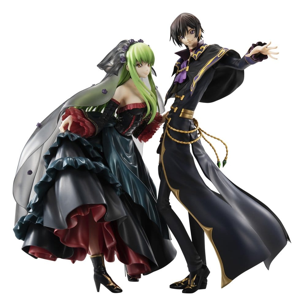 Code Geass: Lelouch of the Rebellion pack 2 Precious G.E.M. Series statuette L.L. & C.C. 20th Anniversary 25 cm