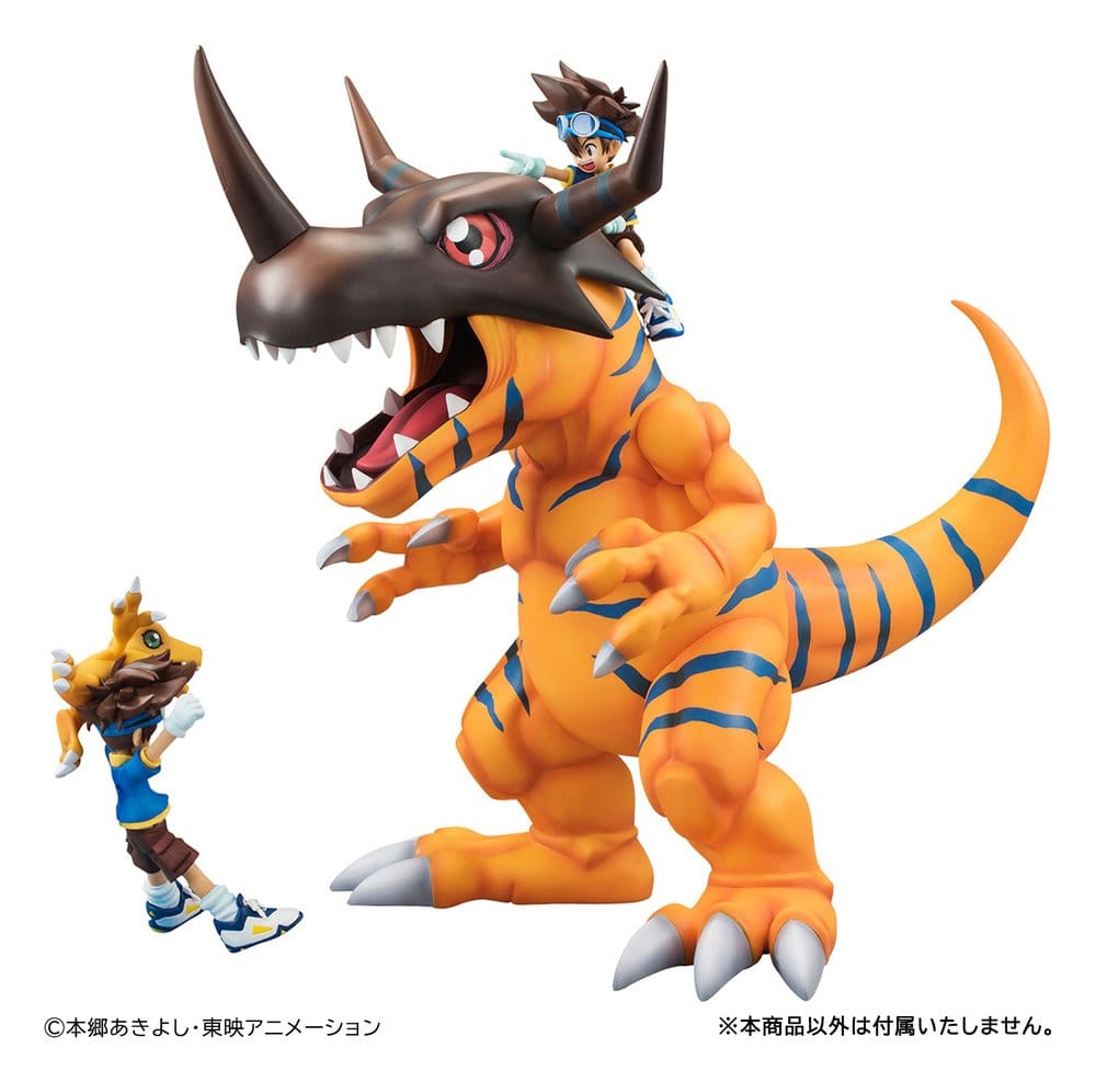 Digimon Adventure figurine PVC Precious G.E.M. Series Greymon & Taichi Yagami 25 cm (Repeat)