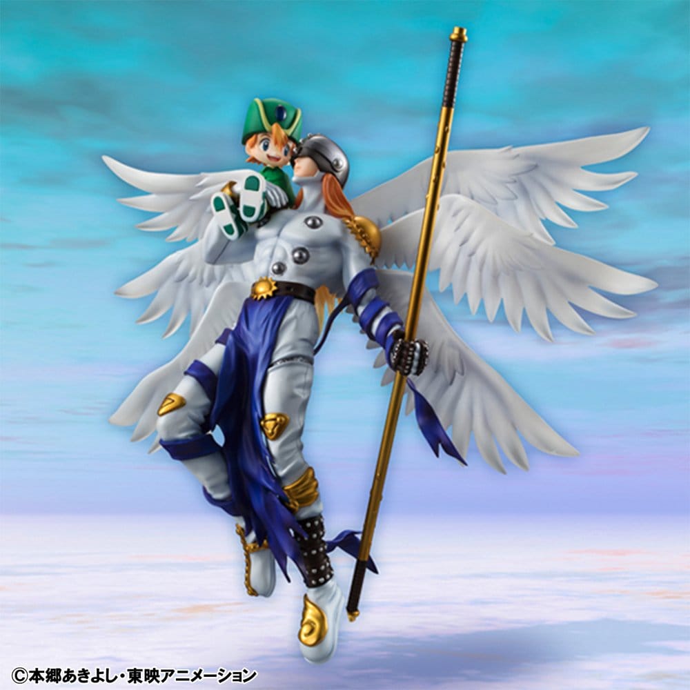 Digimon Adventure G.E.M. Series figurine PVC Angemon & Takeru Takaishi 22 cm (Repeat)