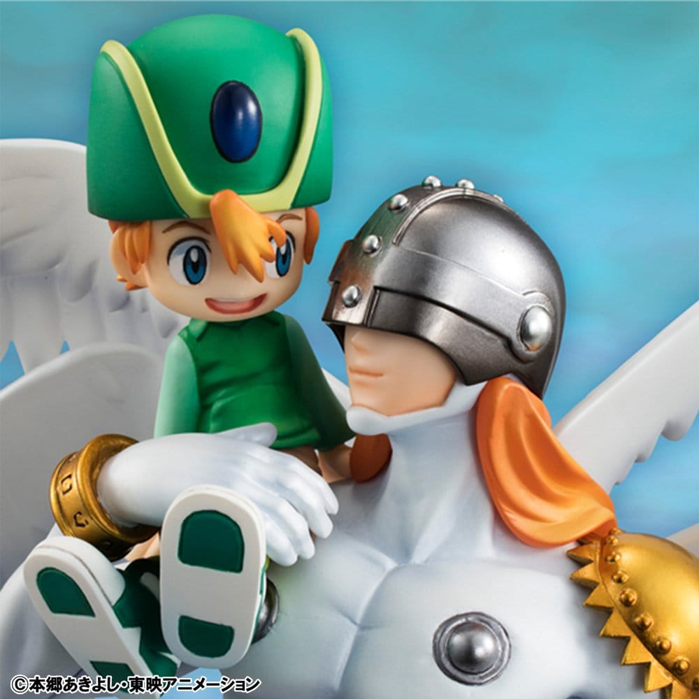 Digimon Adventure G.E.M. Series figurine PVC Angemon & Takeru Takaishi 22 cm (Repeat)