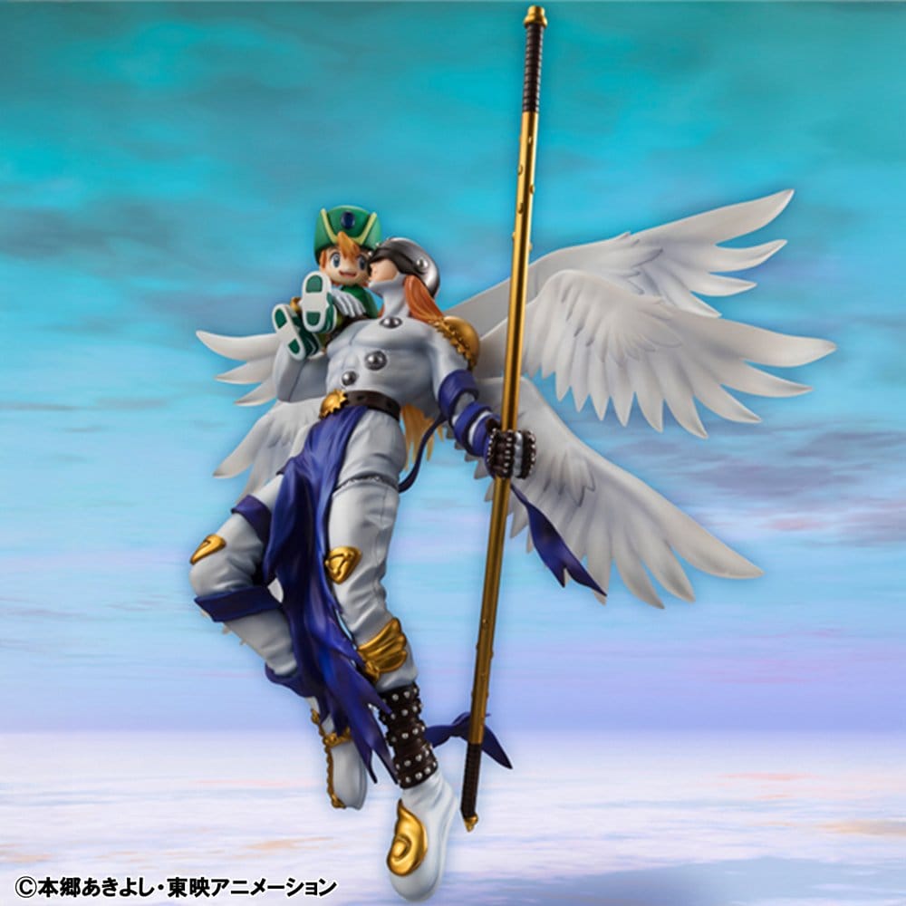 Digimon Adventure G.E.M. Series figurine PVC Angemon & Takeru Takaishi 22 cm (Repeat)