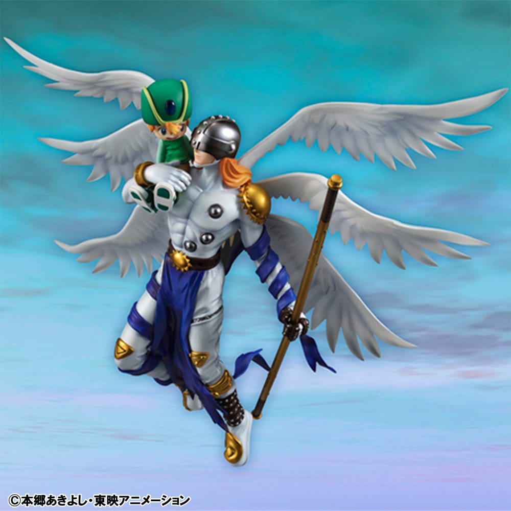 Digimon Adventure G.E.M. Series figurine PVC Angemon & Takeru Takaishi 22 cm (Repeat)