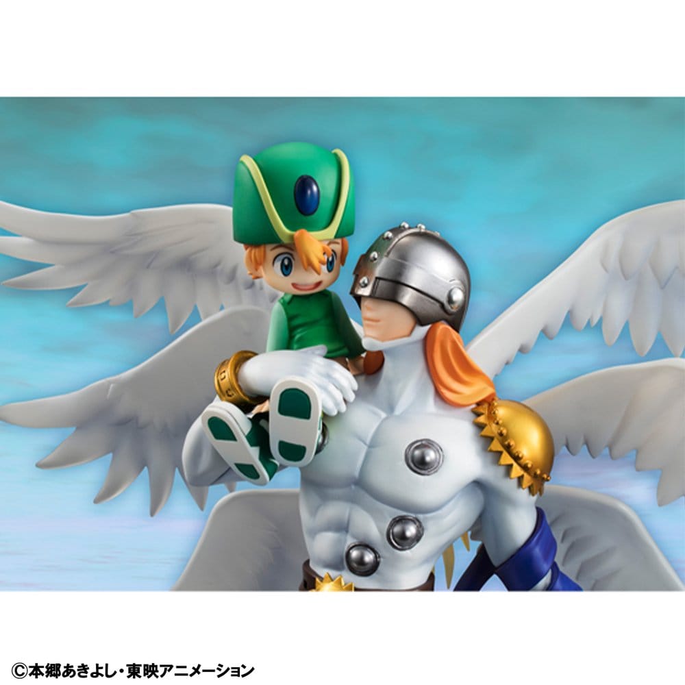 Digimon Adventure G.E.M. Series figurine PVC Angemon & Takeru Takaishi 22 cm (Repeat)