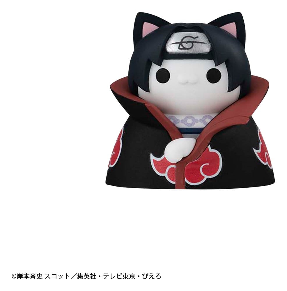 Naruto Mega Cat Project mini-figurines 3 cm Nyaruto! Cats of Konoha Village Reboot assortiment boîte-mystère (8) (Repeat)