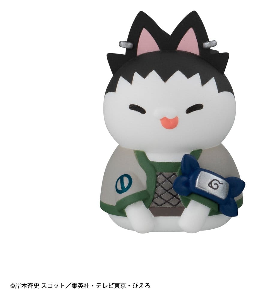 Naruto Mega Cat Project mini-figurines 3 cm Nyaruto! Cats of Konoha Village Reboot assortiment boîte-mystère (8) (Repeat)