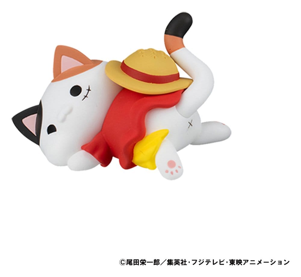 One Piece Mega Cat Project assortiment trading figures Egghead NyanPieceNyan! Stickie! 3 cm (8)