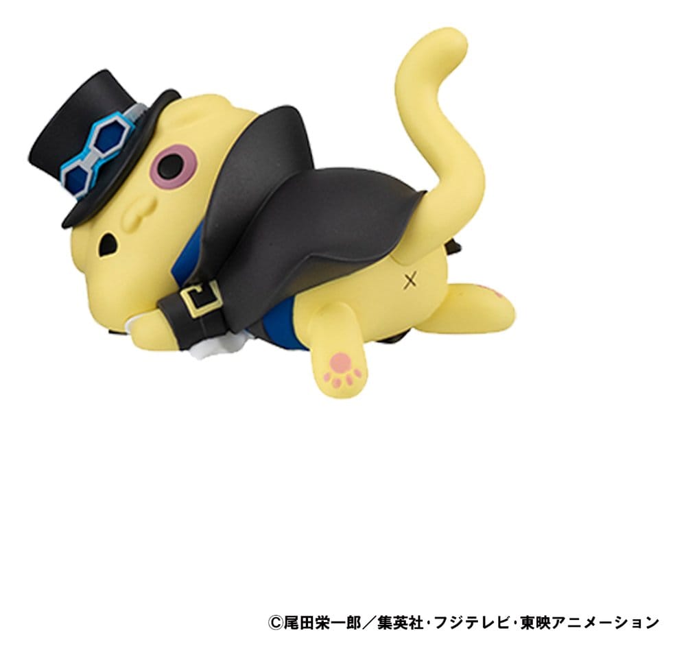 One Piece Mega Cat Project assortiment trading figures Egghead NyanPieceNyan! Stickie! 3 cm (8)